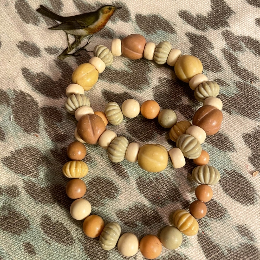 Handmade Bead Bracelet & Earring Set